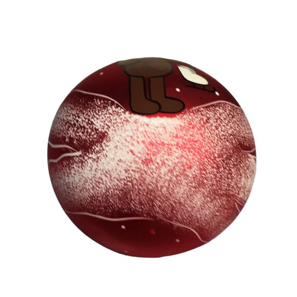 Andrzej Glass Ornament Hand Made In Poland Large Christmas Ball Teddy Bear - Picture 9 of 12